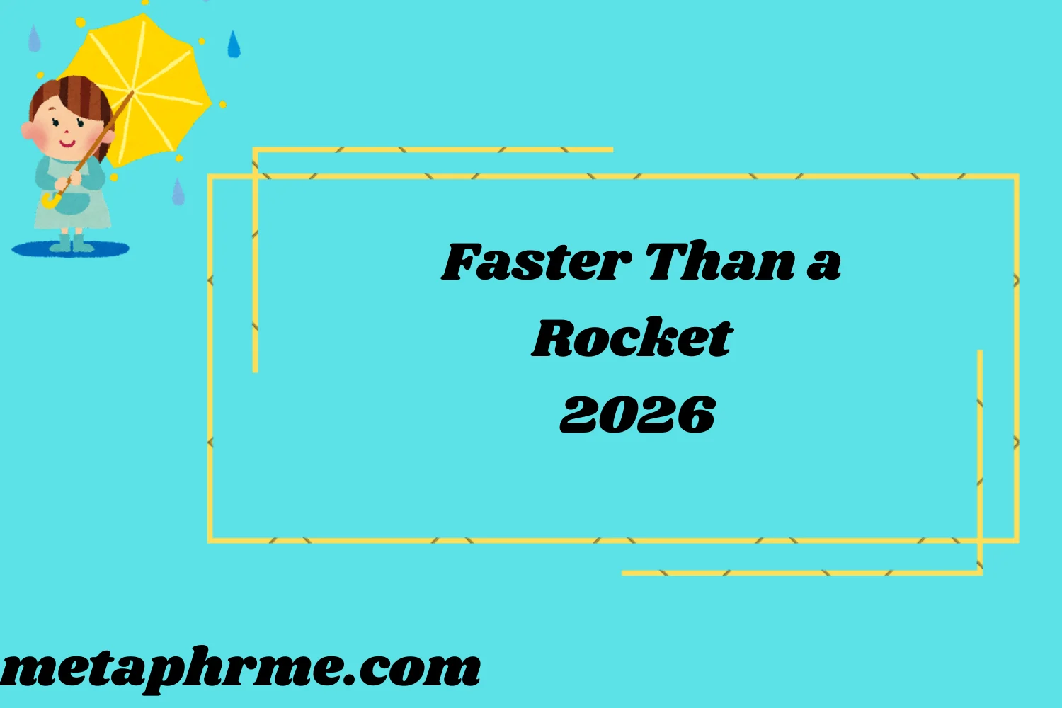 Faster Than a Rocket2026