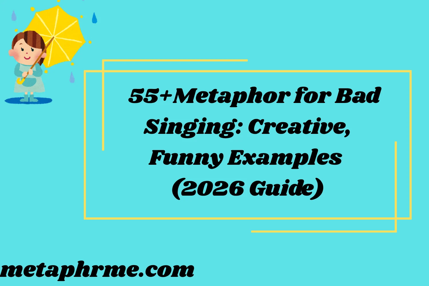 55+Metaphor for Bad Singing: Creative, Funny Examples (2026 Guide)