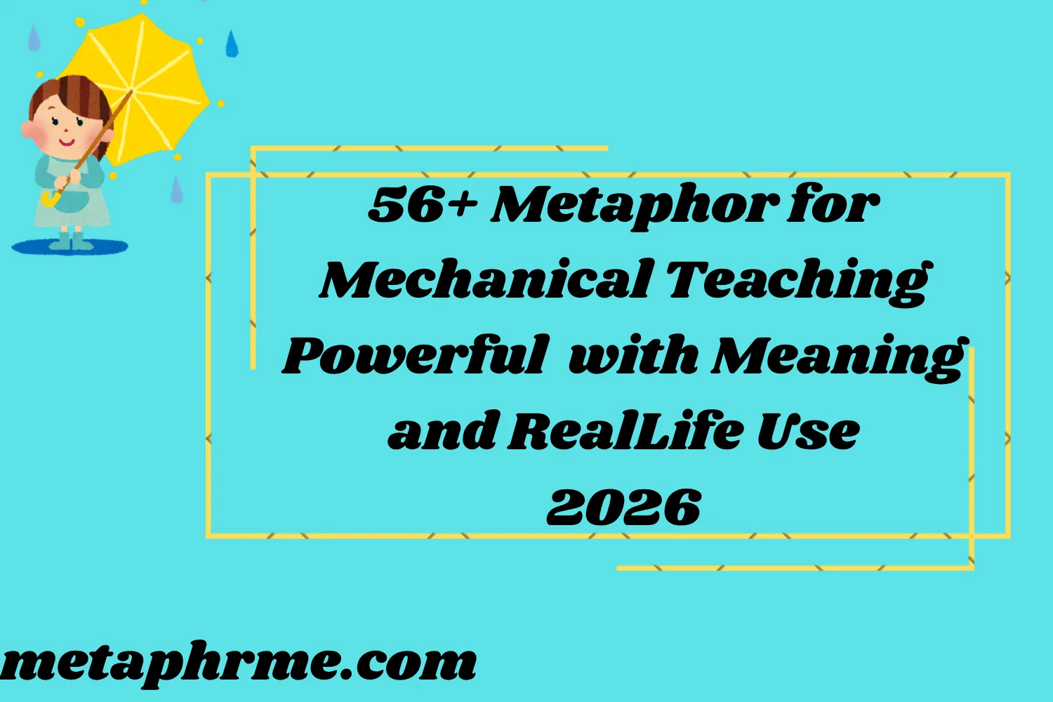 Metaphor for Mechanical Teaching2026